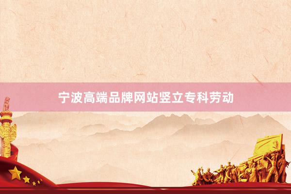 宁波高端品牌网站竖立专科劳动